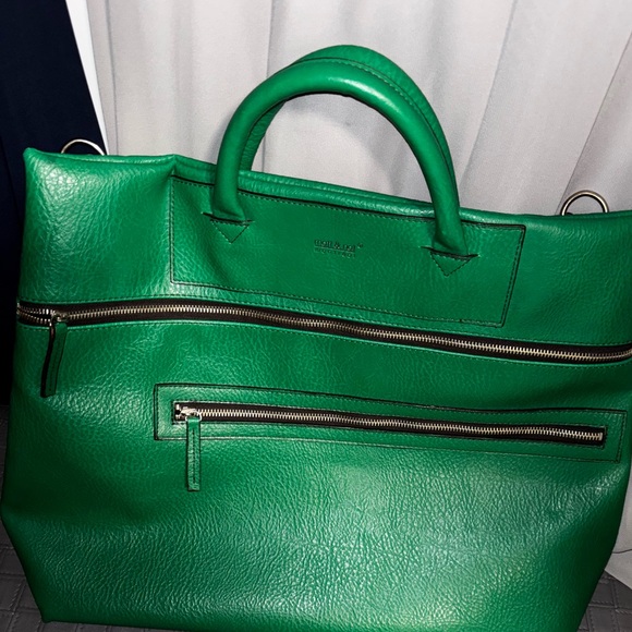 Matt and Nat Montreal Green Leather Tote Bag vegan - Picture 1 of 7